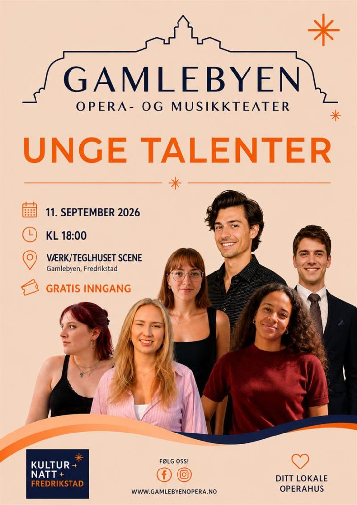 Konsert med unge talenter hos Gamlebyen Opera- og Musikkteater